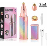 2in1 Rechargeable Uper-Lips and EyeBrows Hair Trimmer
